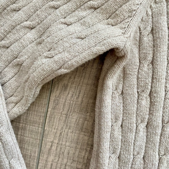 Cashmere and cotton cream cableknit - Picture 3 of 3